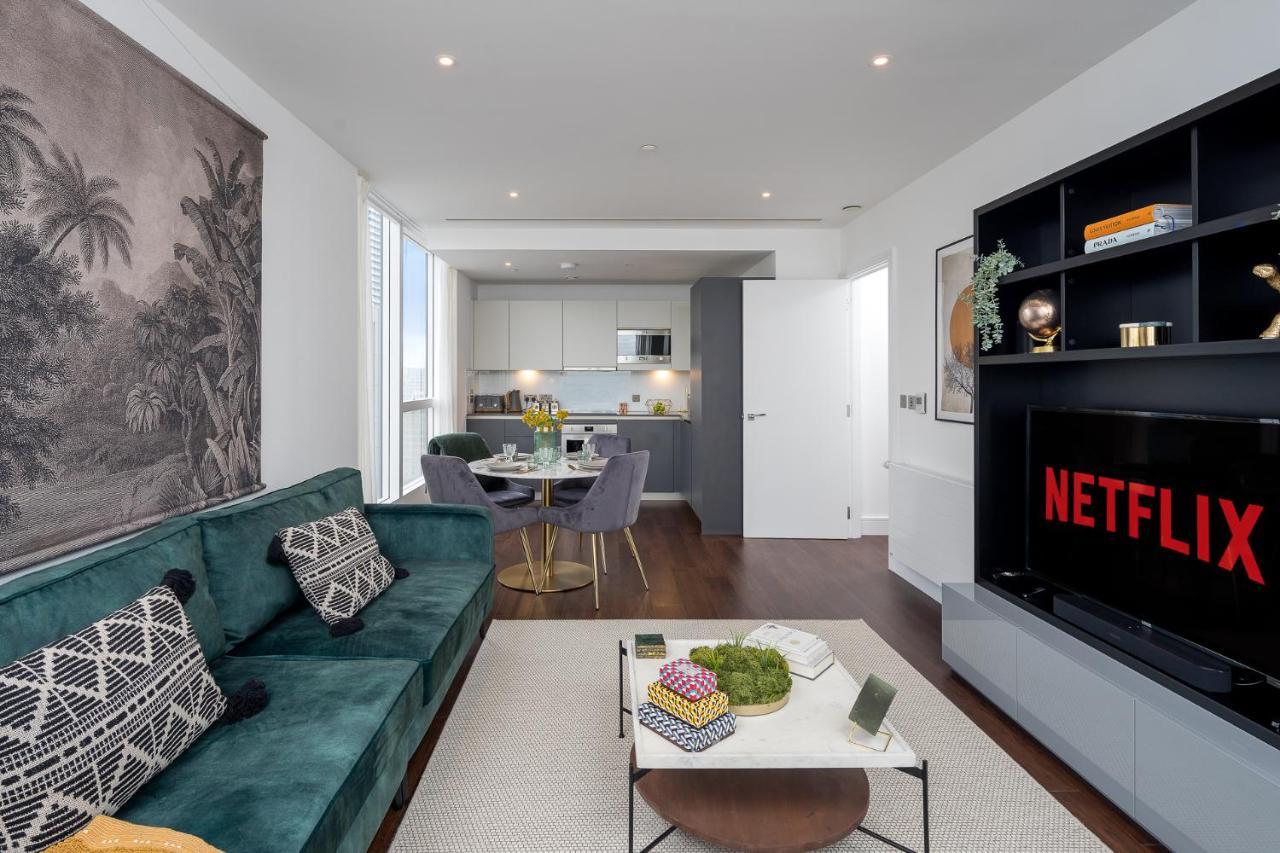 Luxurious Spacious 2Bed Suites Skyline River Views By Canary Wharf Лондон Экстерьер фото