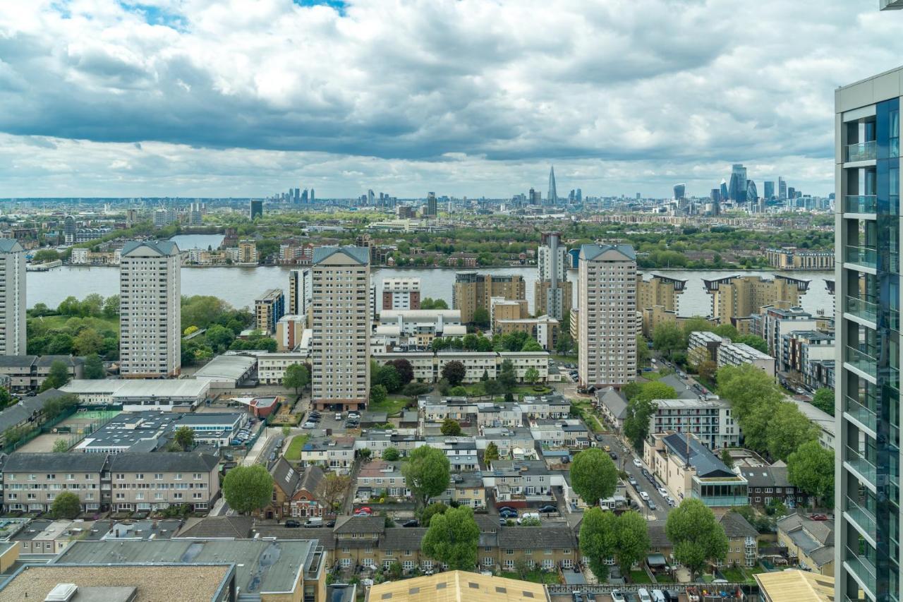 Luxurious Spacious 2Bed Suites Skyline River Views By Canary Wharf Лондон Экстерьер фото