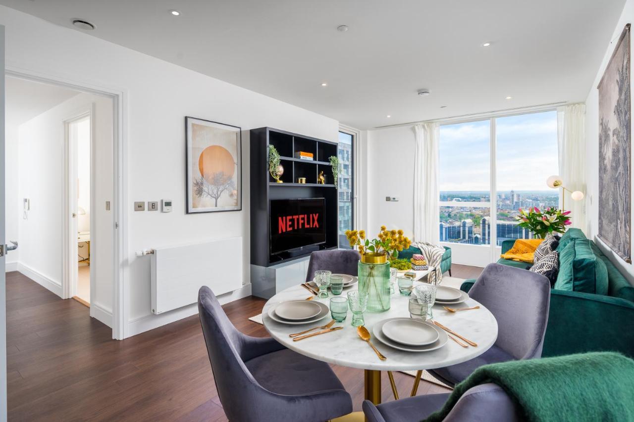 Luxurious Spacious 2Bed Suites Skyline River Views By Canary Wharf Лондон Экстерьер фото